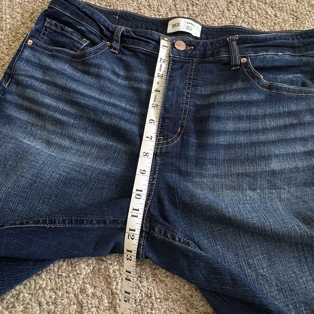 BKE BUCKLE CURVY STRAIGHT LEG HIGH RISE JEANS - Picture 5 of 9